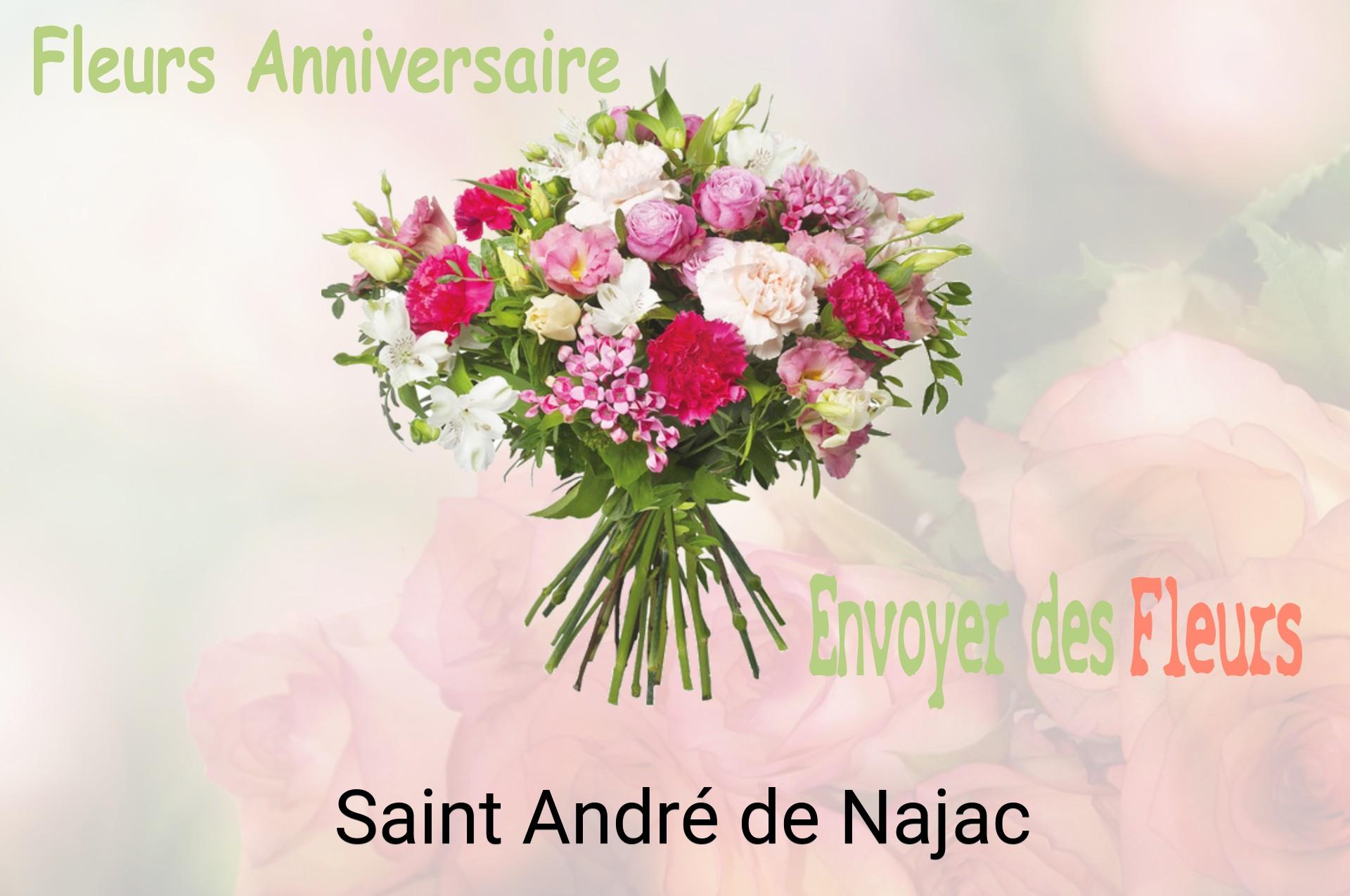 Bouquet de fleurs d’anniversaire livré à Saint-André-de-Najac