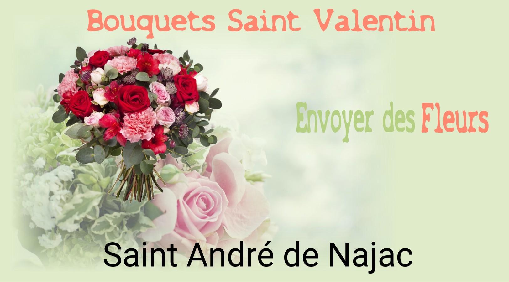 Roses de Saint-Valentin livrées à Saint-André-de-Najac